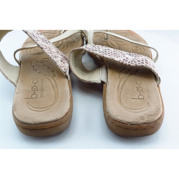 Born Concept Flip Flops Brown Synthetic Women Shoes Size‎ 8 Medium - Picture 4 of 6